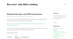Desktop Screenshot of jakebillo.com